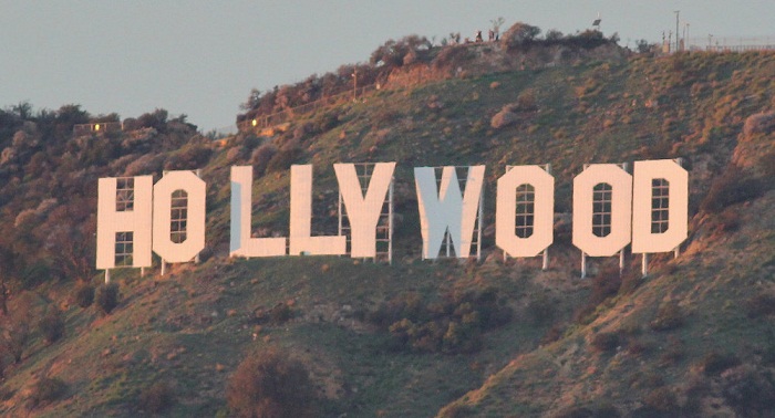Vandal alters iconic Hollywood sign to read `Hollyweed` 